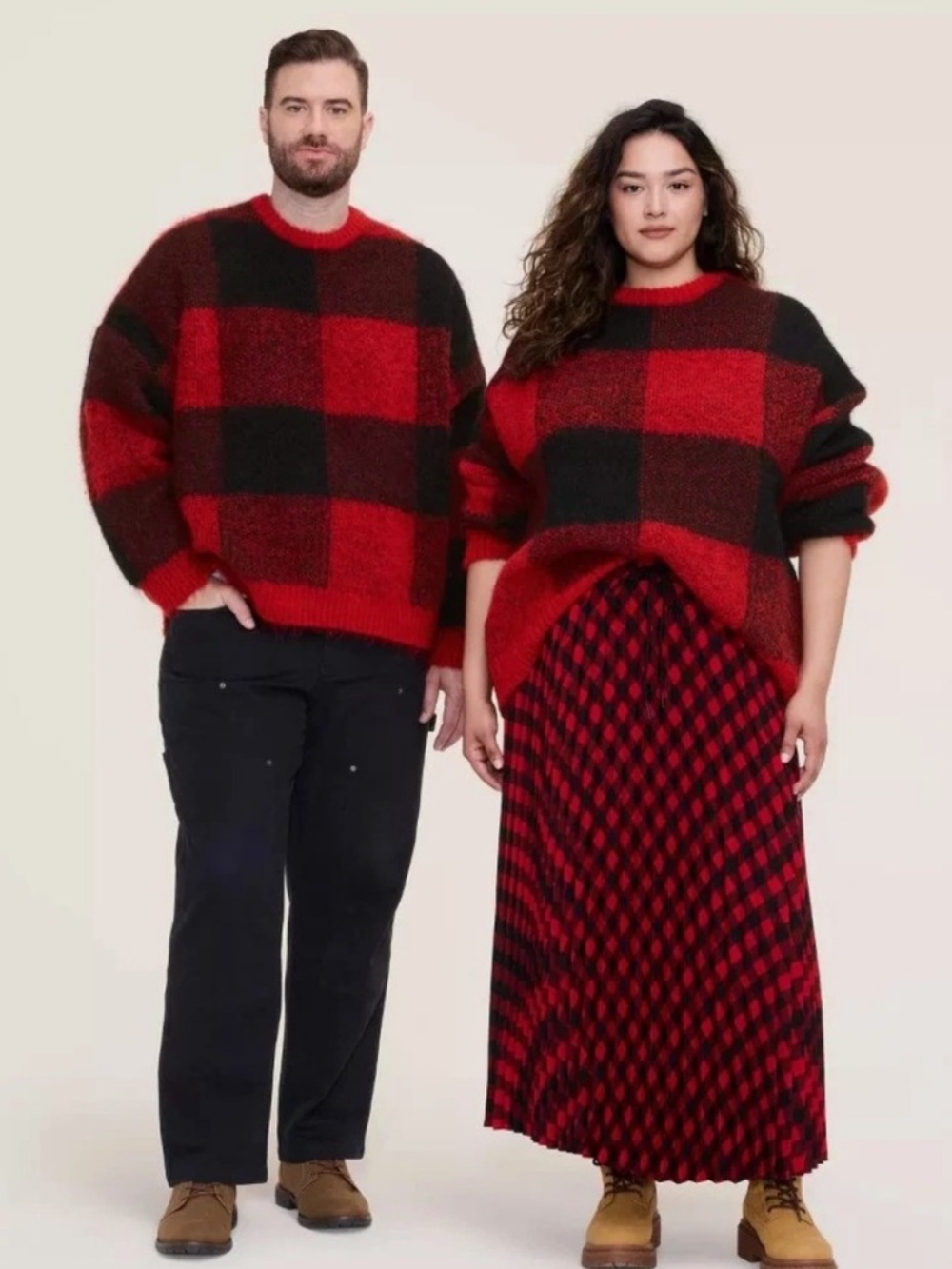 Woolrich X Target Buffalo Check Pullover Sweater